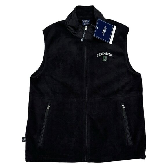 DARTMOUTH COLLEGE Fleece Ridgeline Mens Black Light University Vest Mens Small - Picture 1 of 4